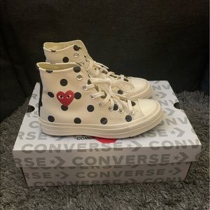 PLAY Comme Des Garcons x Converse Polka Dot Chuck Taylor All Star ‘70 High